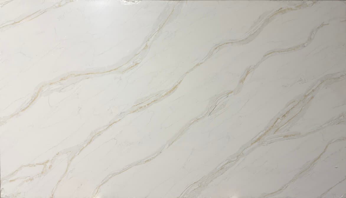 Calacatta Storm Gold full slab
